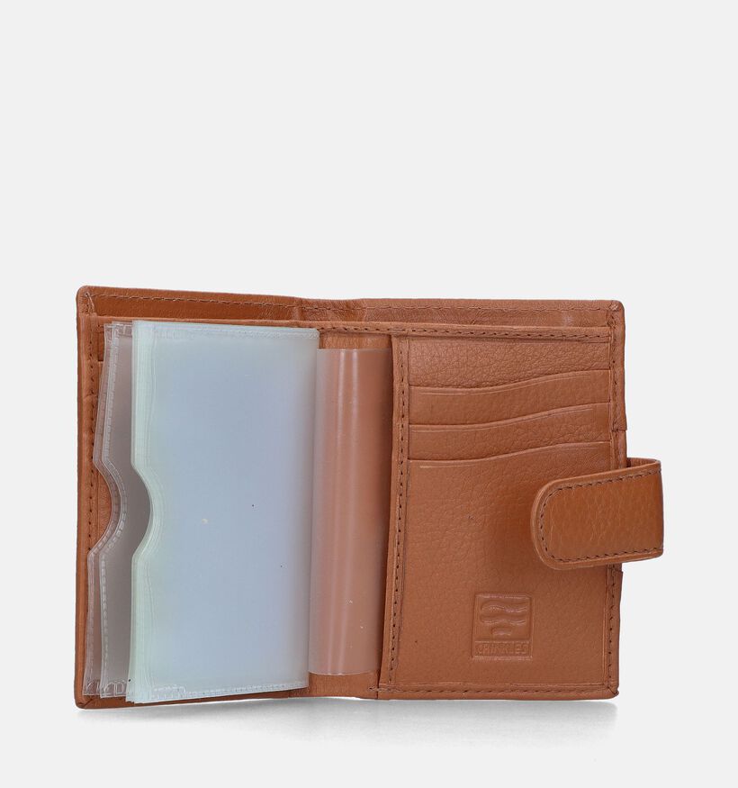 Crinkles Porte-cartes en Camel pour femmes (349875)
