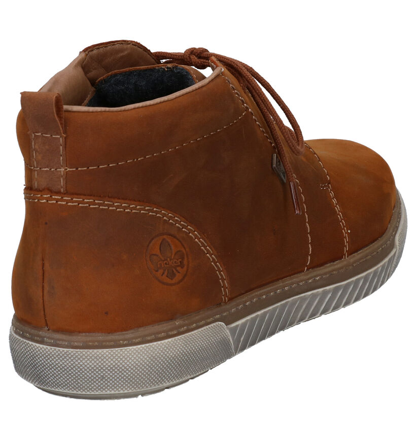 Rieker Cognac Hoge Schoenen in nubuck (281824)