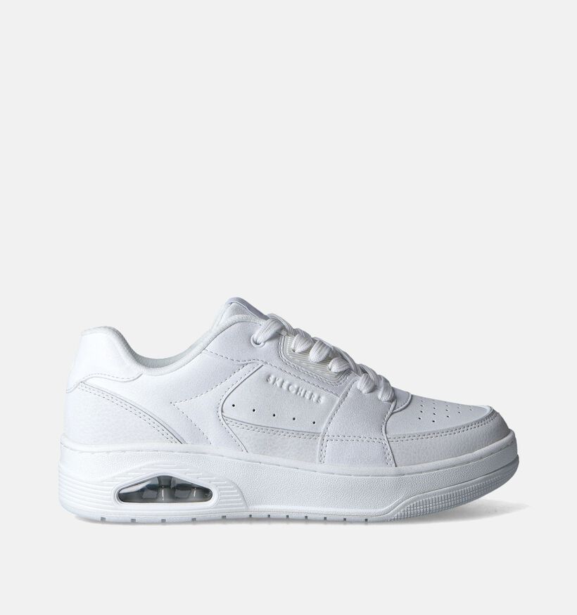 Skechers Uno Court Courted Style Witte Sneakers voor dames (352270)