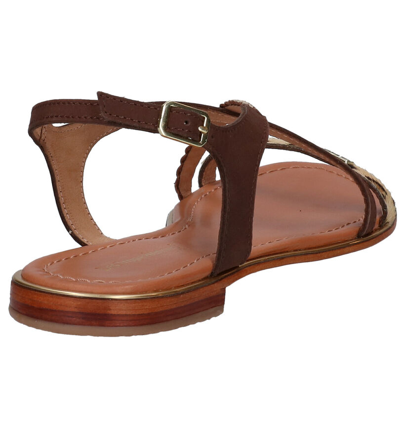 Les Tropeziennes Horsou Sandales en Marron en cuir (291214)