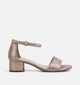Tamaris Sandales &agrave; talons en Or pour femmes (371700)