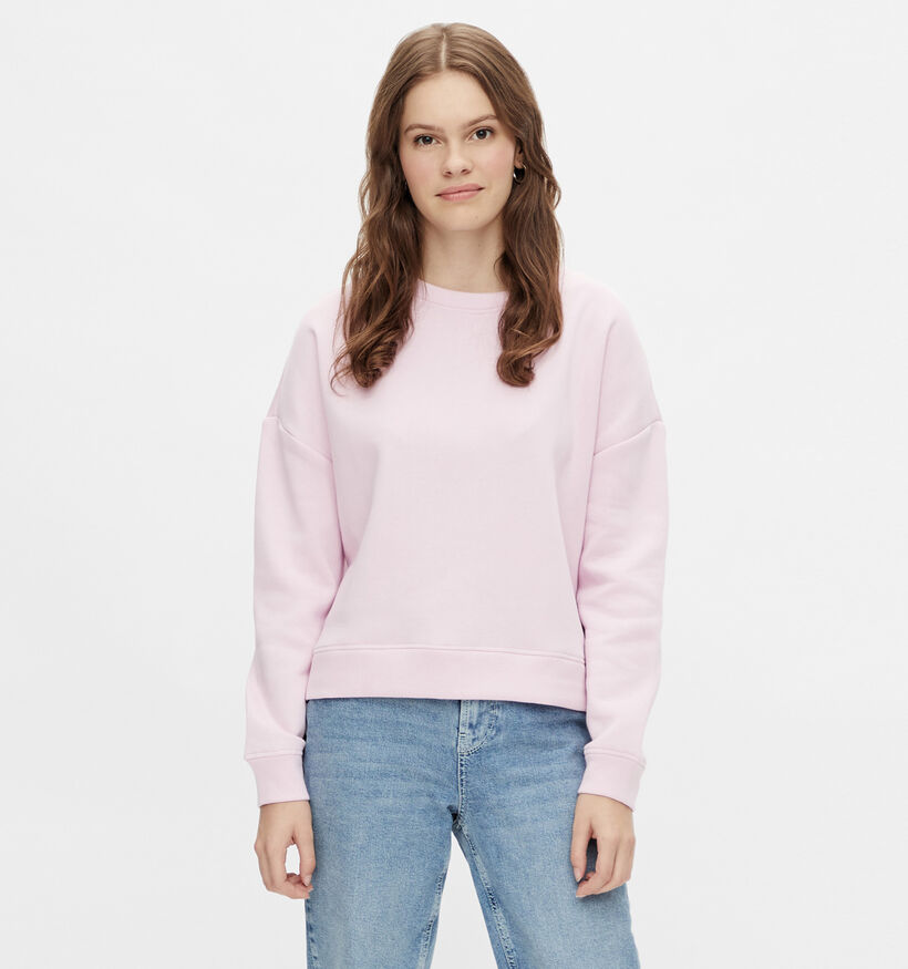 Pieces Chilli Sweatshirt en Rose pour femmes (367064)