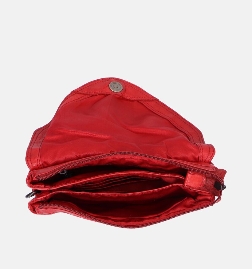 Bear Design Sac porté croisé en Rouge pour femmes (342789)