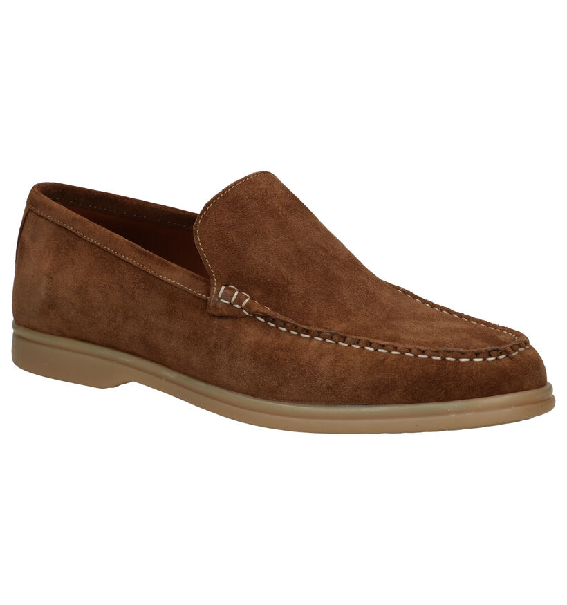 Ambiorix Elton Cognac Mocassins in daim (291018)