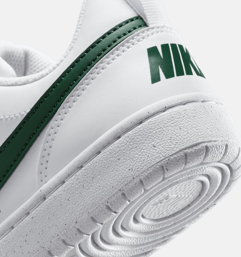 Nike Court Borough Baskets basses en Blanc pour filles, garçons (359831) - pour semelles orthopédiques