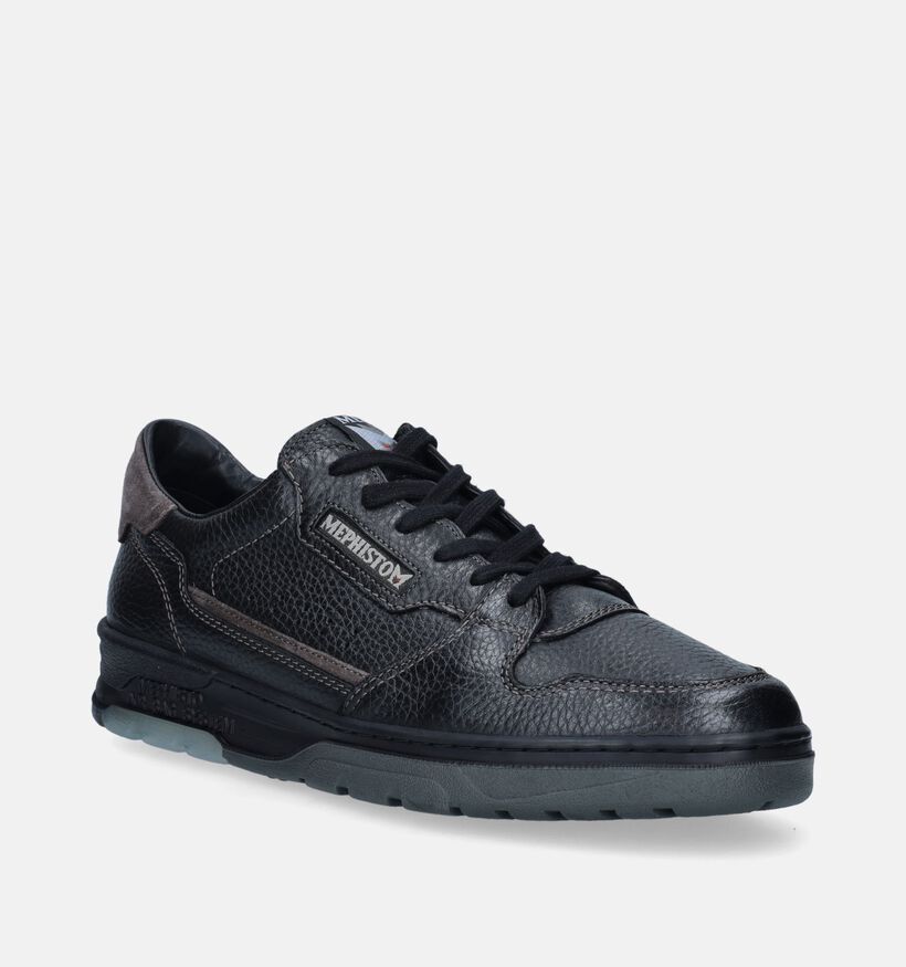 Mephisto Marius Oregon Chaussures à lacets en Noir pour hommes (345976) - pour semelles orthopédiques