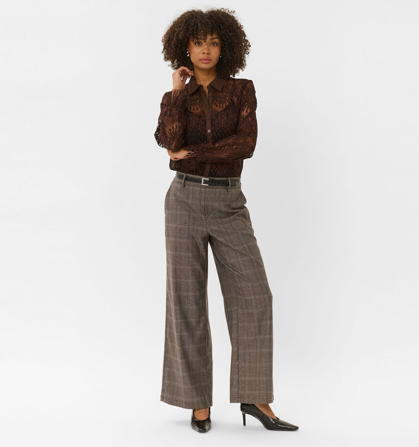 Culture Arto Okram Chemise en Brun fonc&eacute; pour femmes (380500)