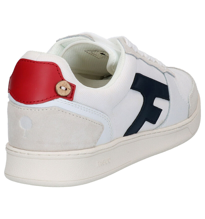 Faguo Hazel Witte Sneakers in leer (274844)