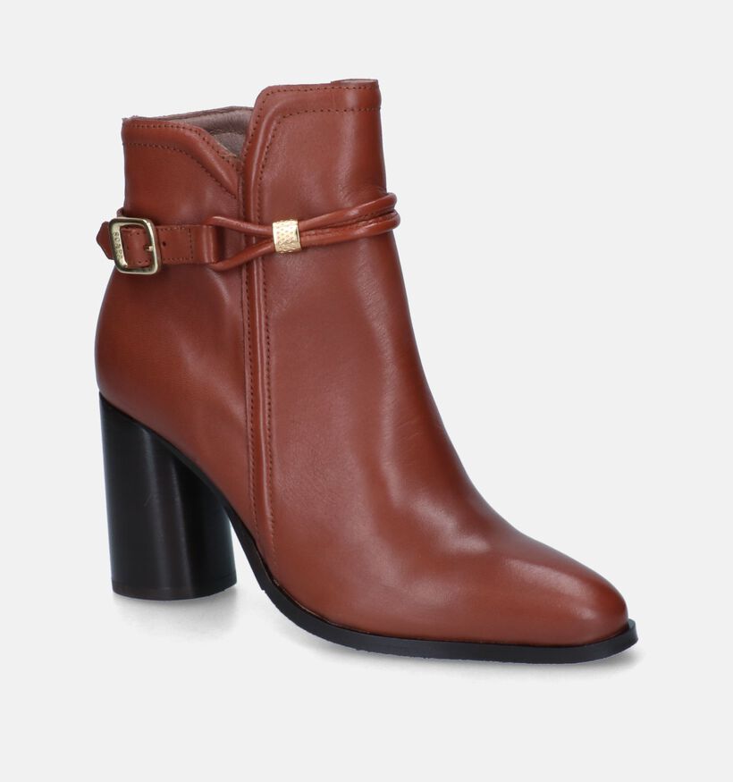 Scapa Bottines à talons en Cognac pour femmes (317179)