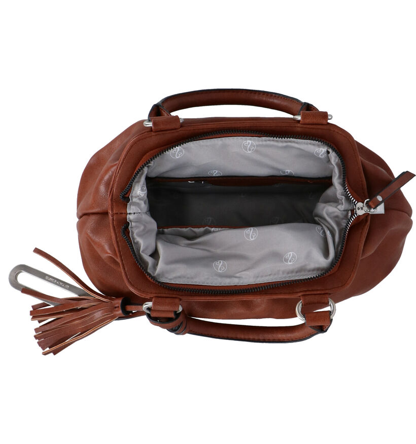 Emily & Noah Bruine Crossbody Tas in kunstleer (282190)