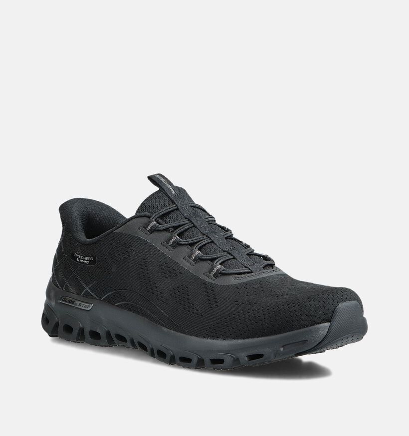 Skechers Glide Step Elevate Baskets sportives en Noir pour femmes (360889) - pour semelles orthopédiques