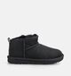 UGG Classic Ultra Mini Bottes courtes en Noir pour filles (377995)