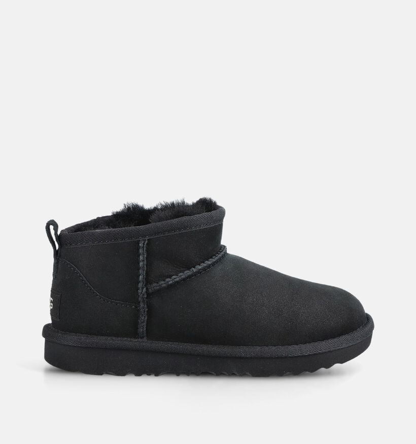 UGG Classic Ultra Mini Bottes courtes en Noir pour filles (377995)