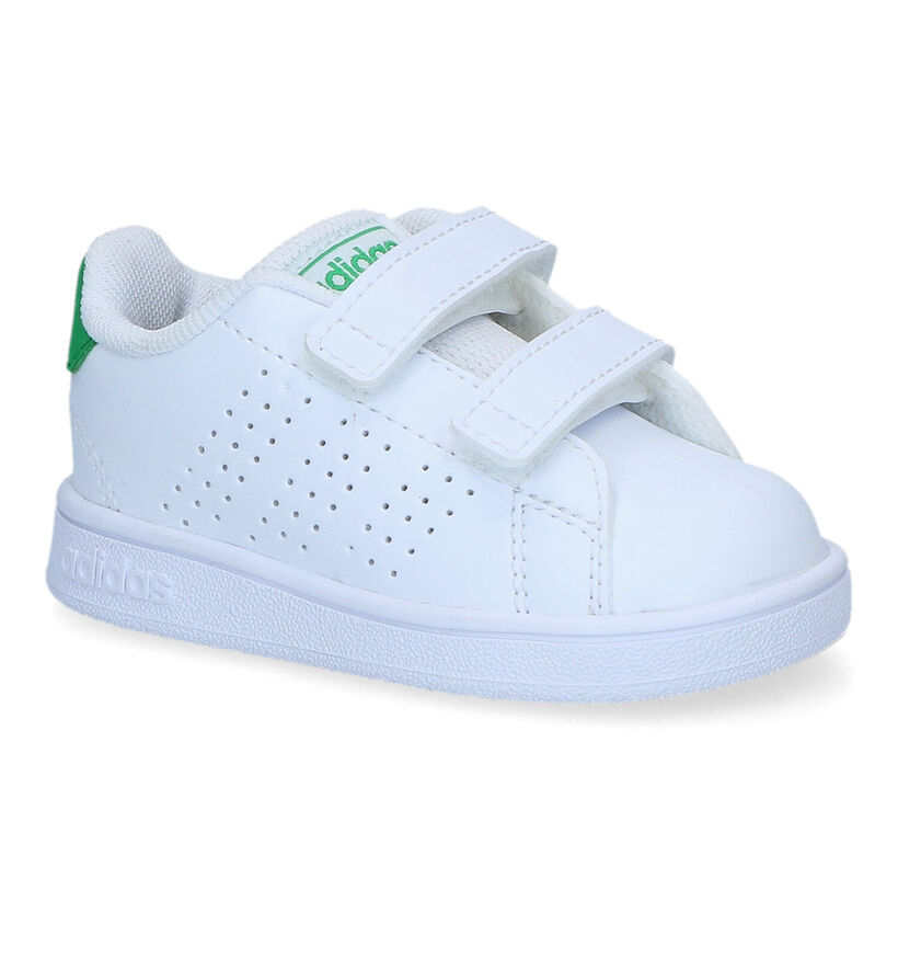 adidas Advantage CF Witte Sneakers voor jongens, meisjes (318956)