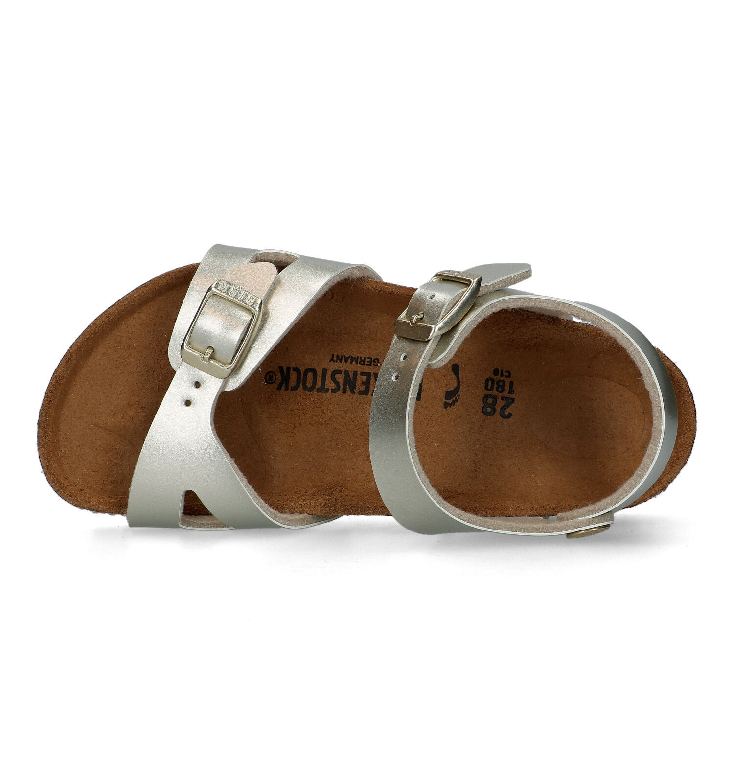 Birkenstock Rio Gouden Sandalen Meisjes Sandalen Online op
