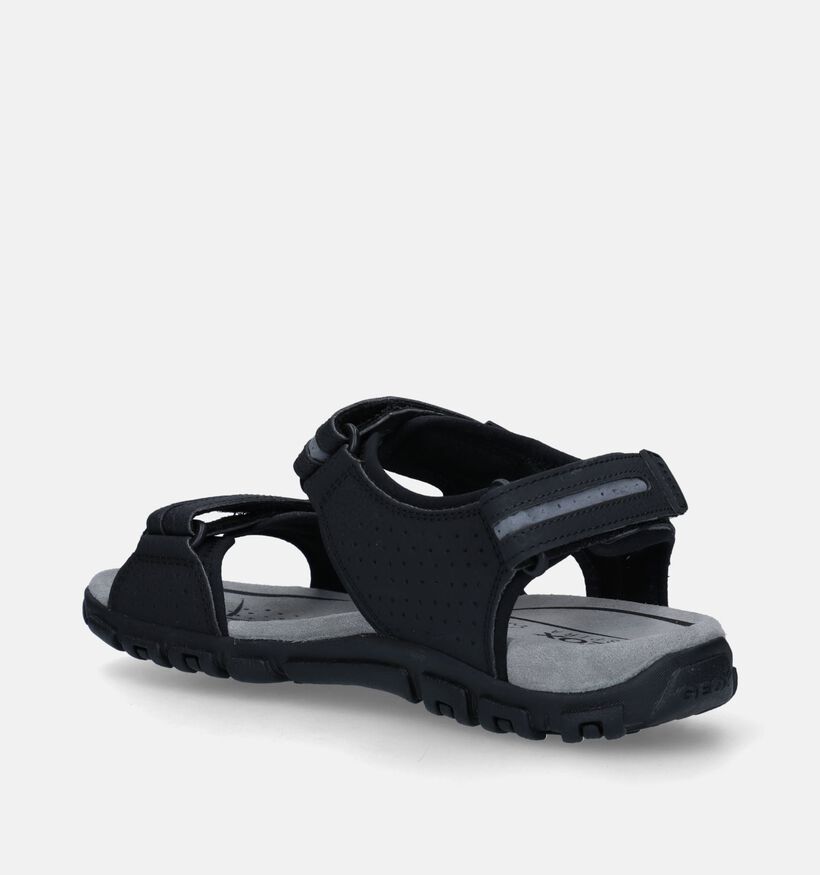 Geox Uomo Strada Sandales en Noir pour hommes (335687)