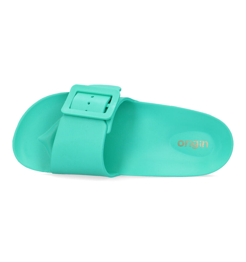 Origin Claquettes en Vert pour femmes (325545)