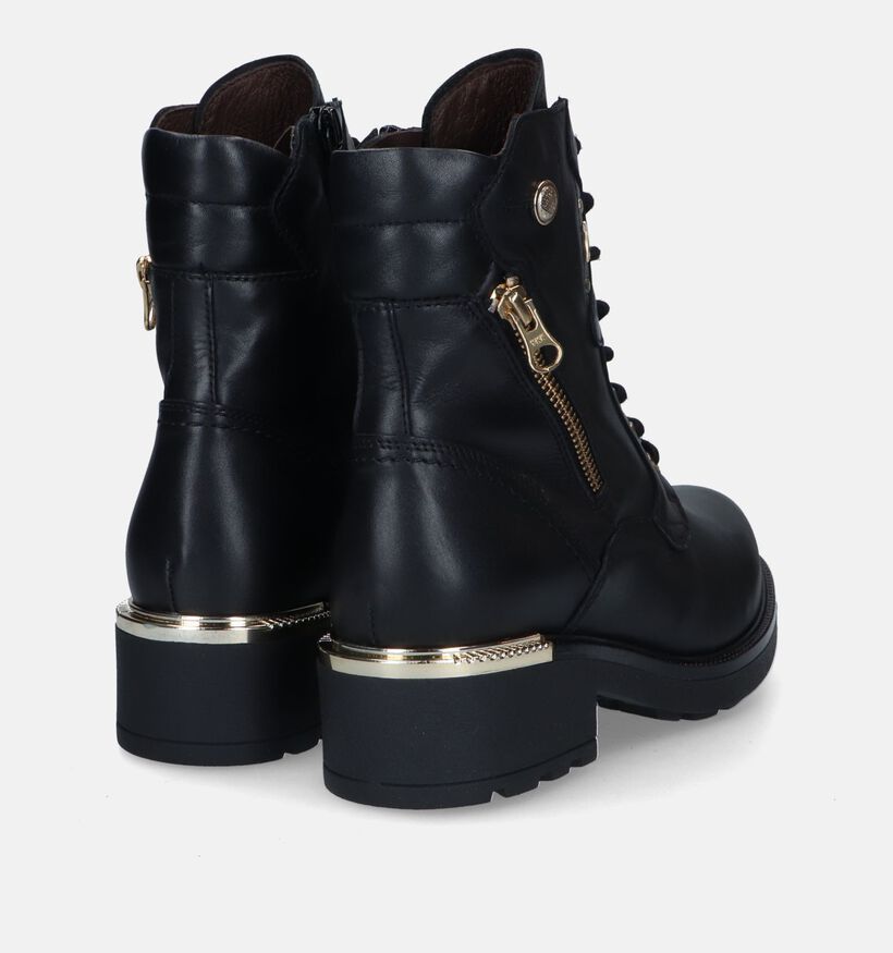 Aurora Boots à lacets en Noir pour femmes (331825)
