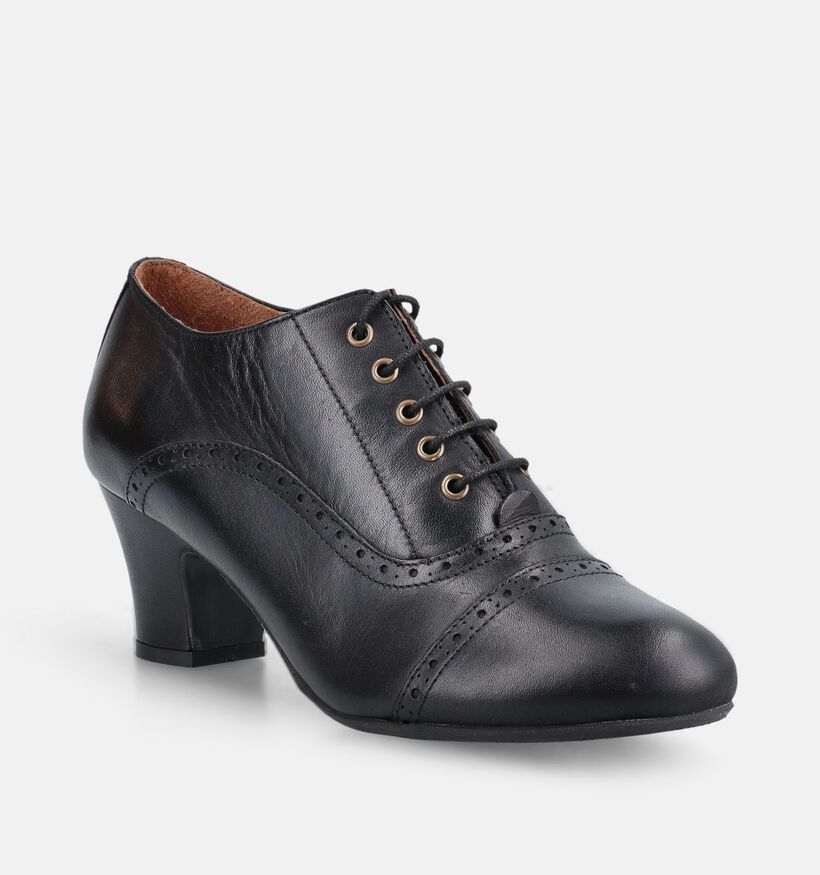 Miz Mooz Fly Zwarte Enkelpumps voor dames (381361)