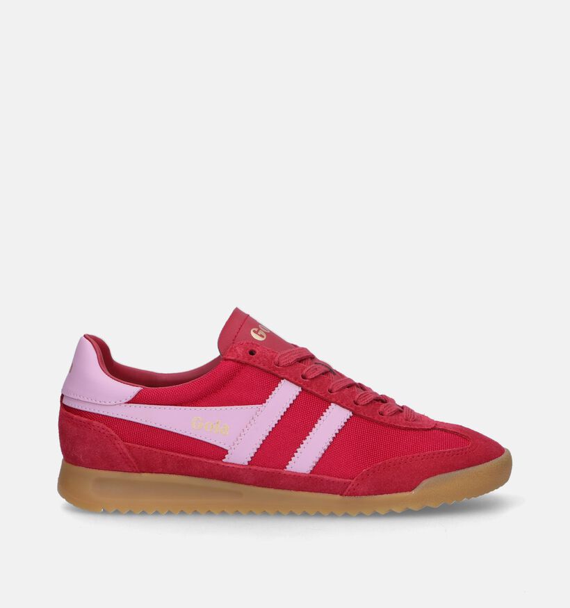 Gola Tornado CLB623 Baskets en Rouge pour femmes (345110) - pour semelles orthopédiques