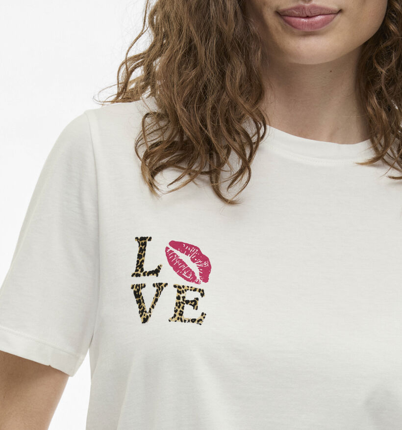 Vila Sybil Witte T-shirt voor dames (357335)