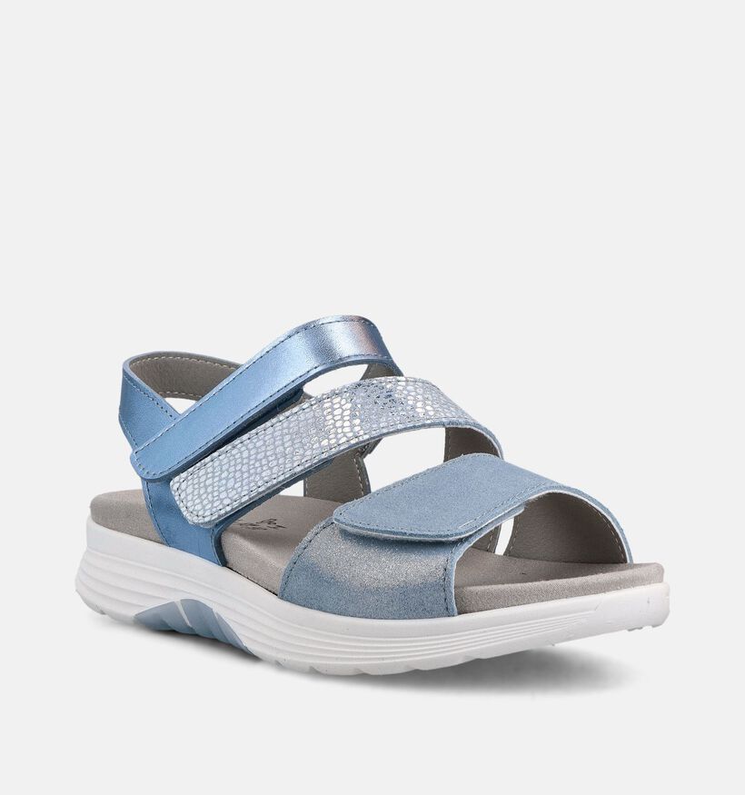 Solemade Sunny 31 Blauwe Sandalen voor Steunzolen voor dames (371611) - geschikt voor steunzolen