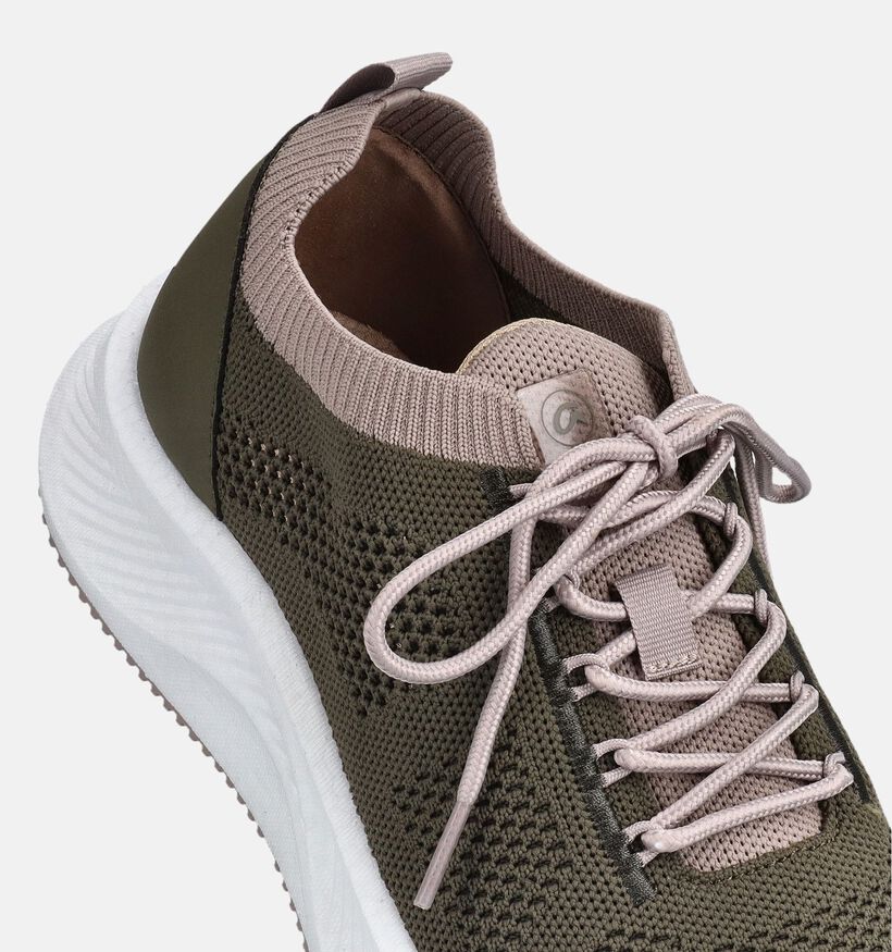 Ara Kakigroene Veterschoenen Extra Breed voor heren (373260) - geschikt voor steunzolen