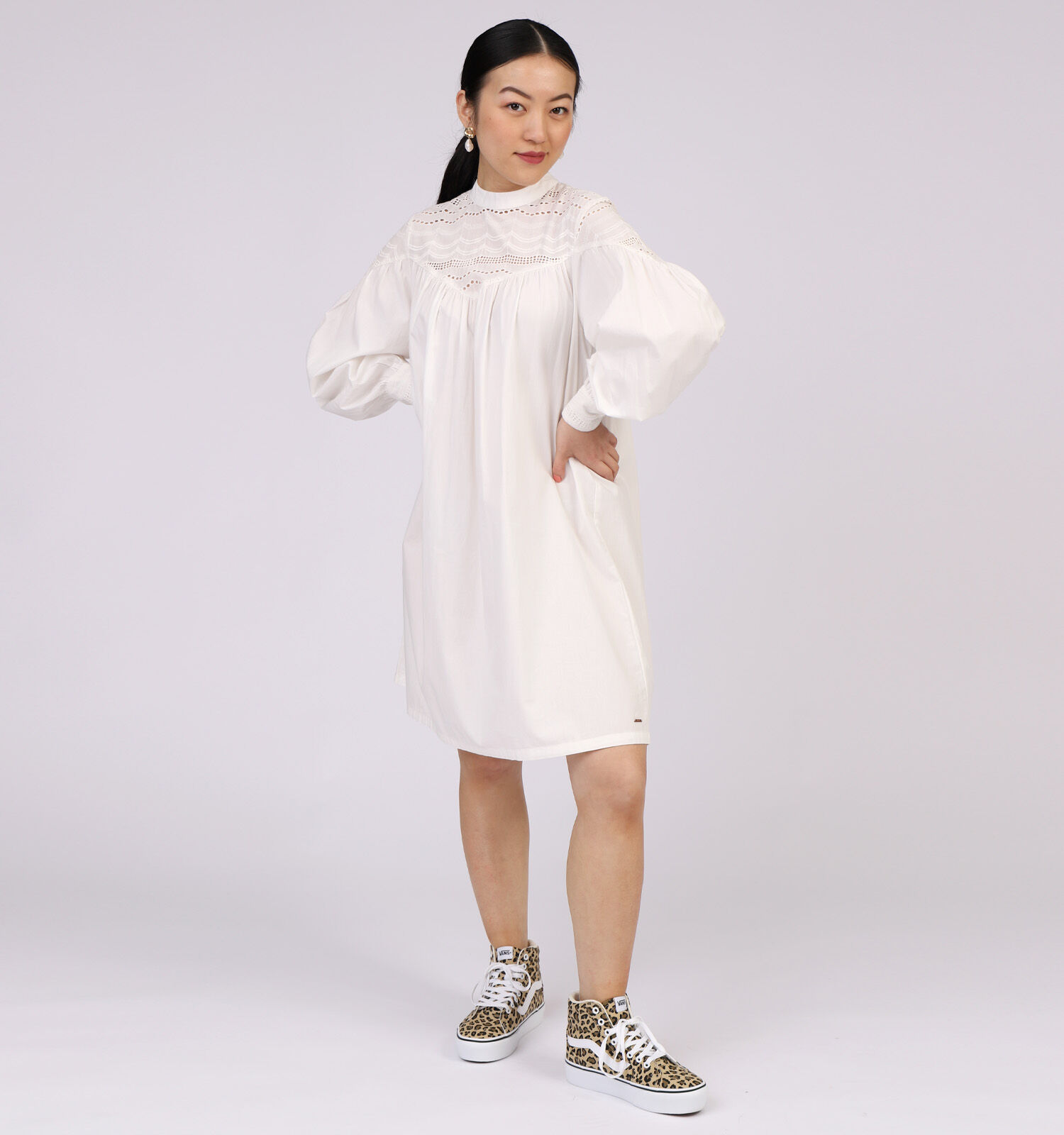 Mexx Witte Mini Jurk Dames Kleedjes Online op TORFS.BE