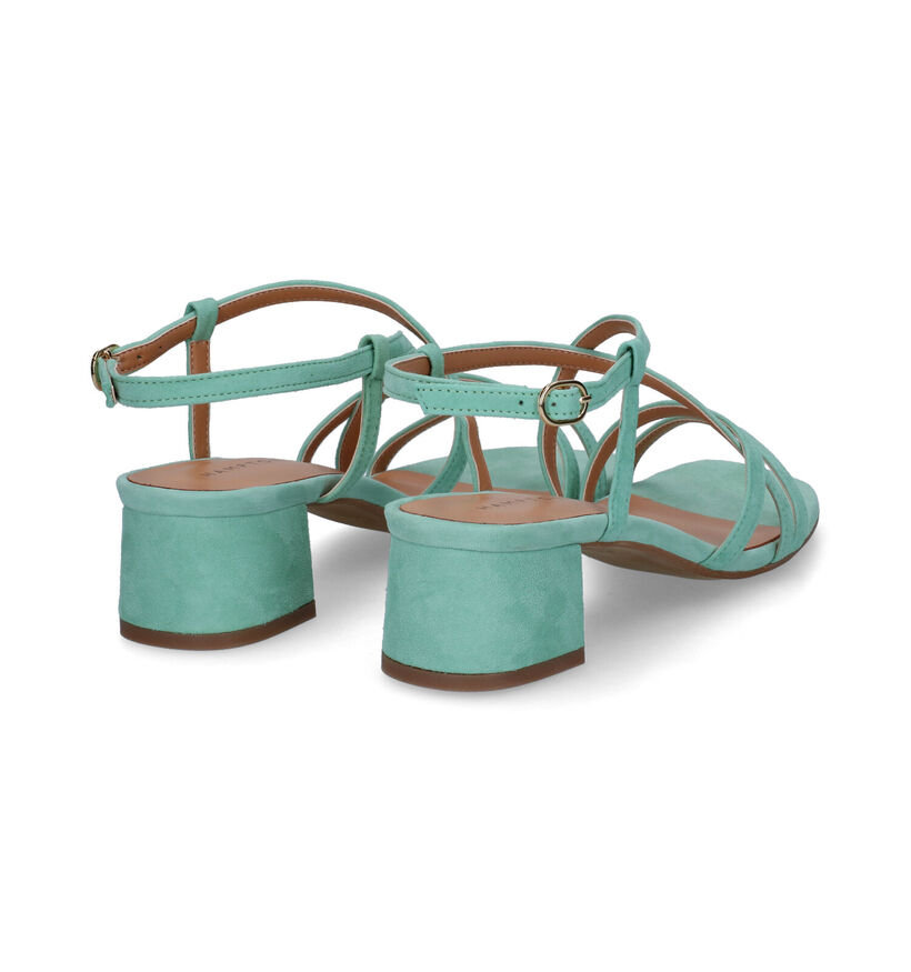 Hampton Bays Sandales à talons en Vert pour femmes (310209)