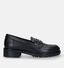 Tommy Hilfiger Iconic Zwarte Mocassins in leer (326169)
