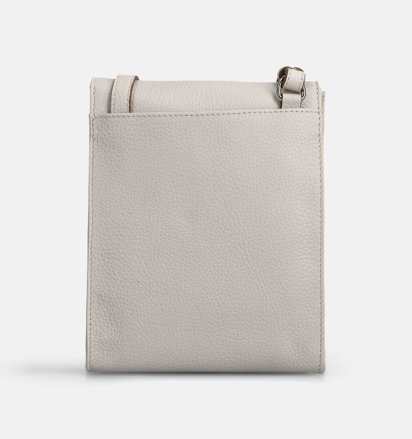 Crinkles Sac port&eacute; crois&eacute; en Beige pour femmes (373906)