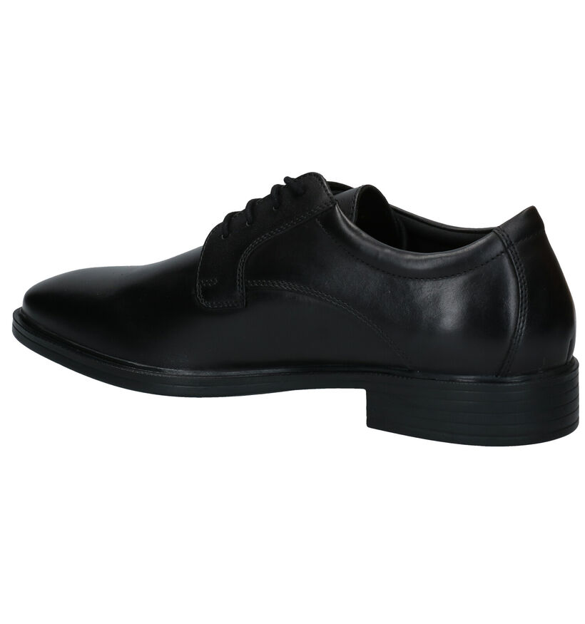 Geox Gladwin Chaussures Habillées en Noir en cuir (277099)