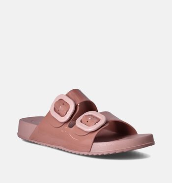 Igor Slippers Zwart/Roze/Groen