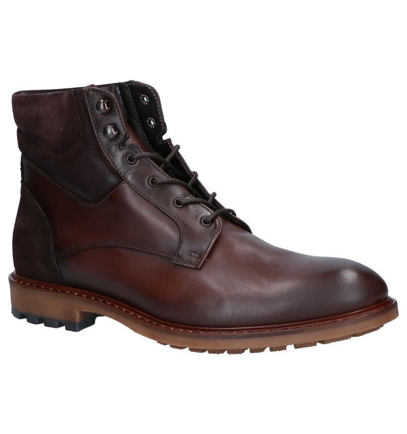 Giorgio Bruine Boots in leer (260664)