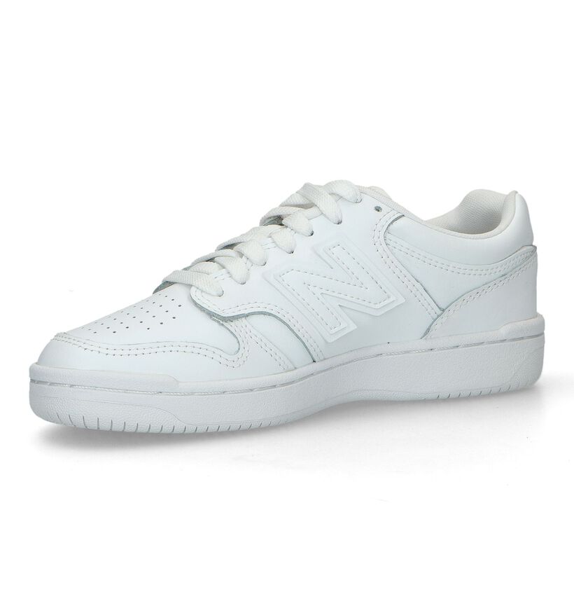 New Balance GSB480 Witte Sneakers voor jongens, meisjes (327750) - geschikt voor steunzolen