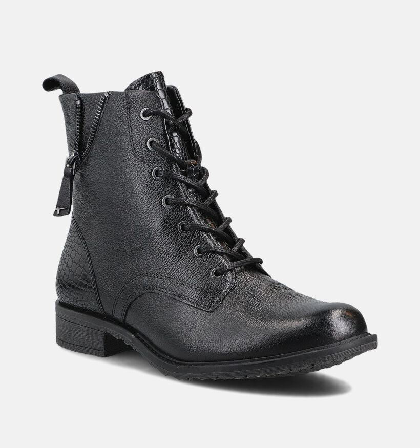 Tamaris Boots à lacets en Noir pour femmes (362759)