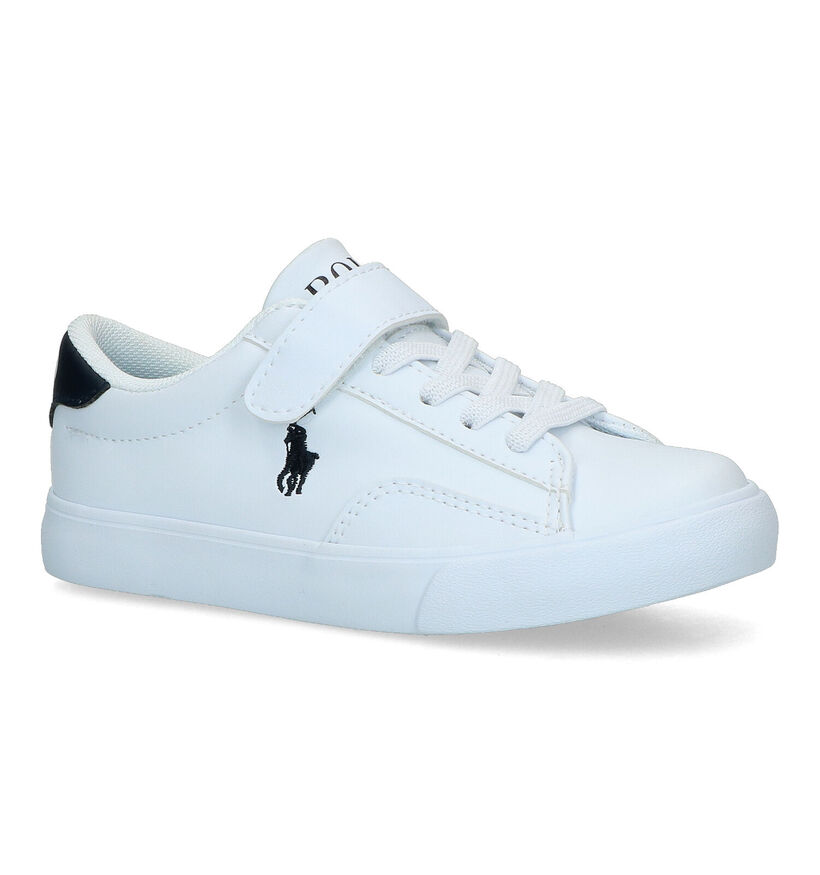 Polo Ralph Lauren Theron Witte Velcroschoenen voor jongens (320142)