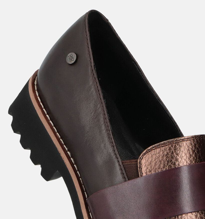 Regarde le Ciel Tekla Bruine Loafers voor dames (365548)