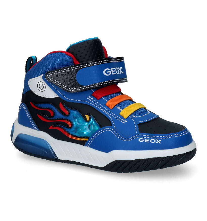 Geox Inek Baskets en Noir en simili cuir (317617)