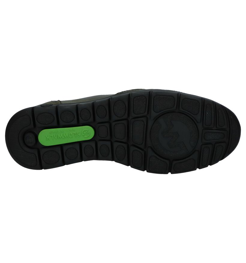 Slowwalk Chaussures basses en Vert en cuir (232384)