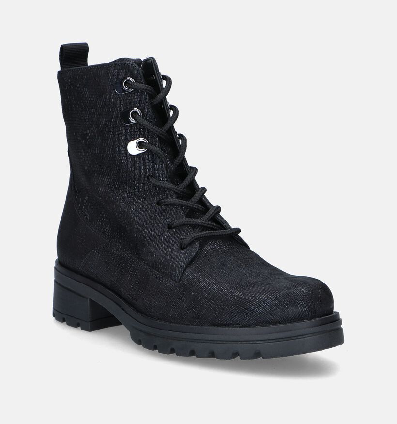 Gabor OptiFit Blauwe Bottines voor dames (347076) - geschikt voor steunzolen