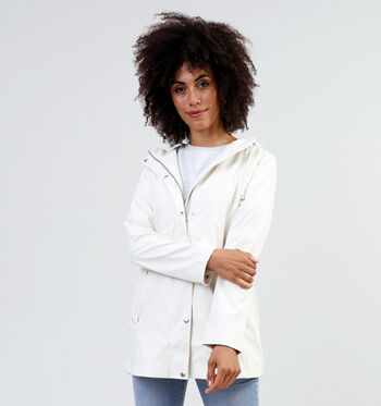 Manteau long blanc