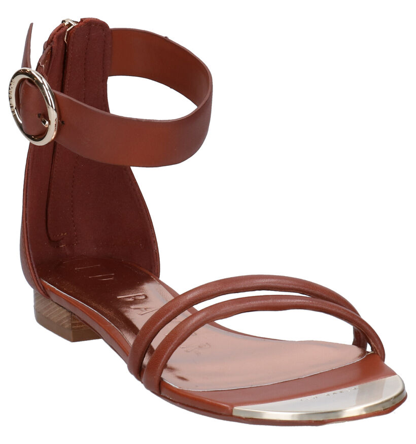 Ted Baker Keltra Sandales en Cognac en cuir (280569)