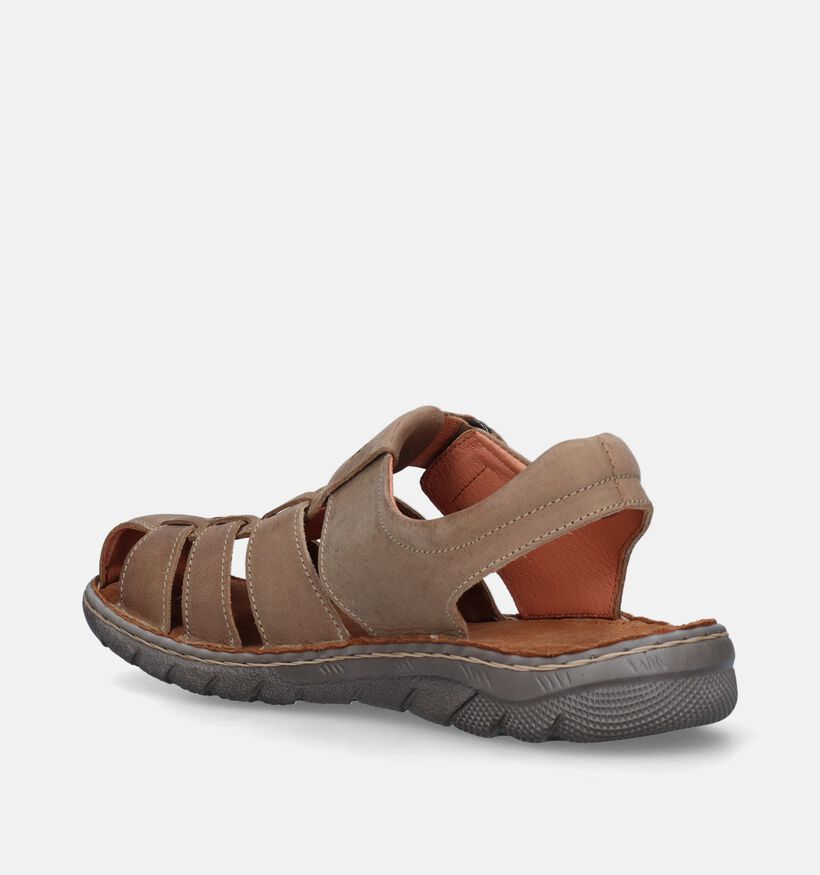 Softwalk Taupe Sandalen voor heren (341941)