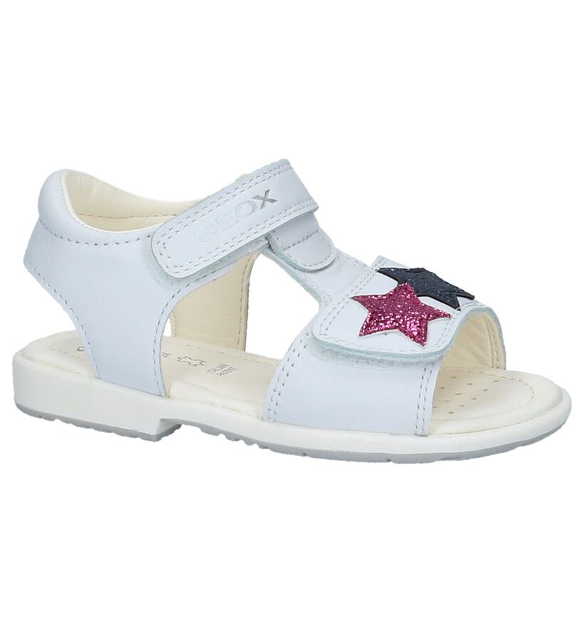 Geox Sandales en Blanc en cuir (213210)
