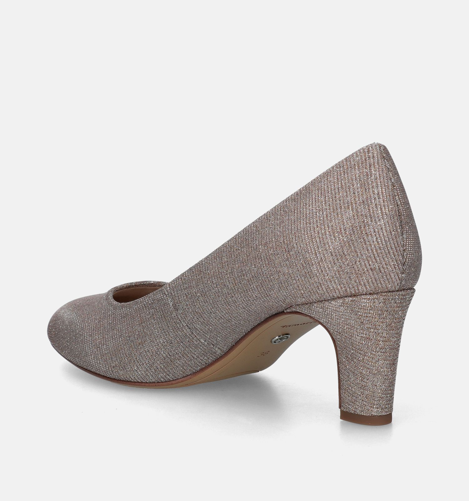 Tamaris rose cheap gold pumps