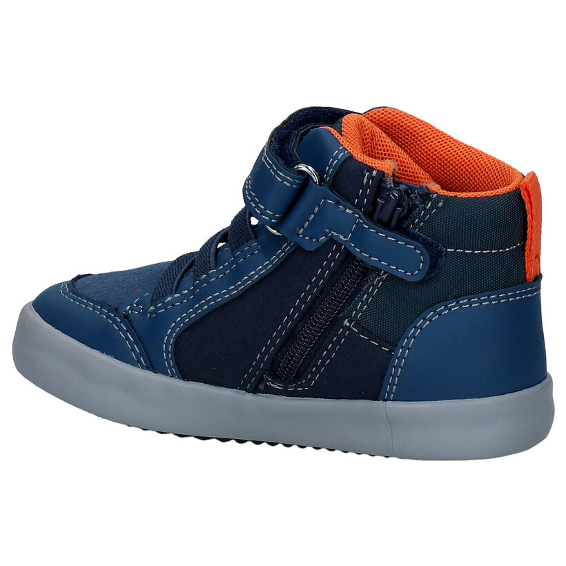 Geox Gisli Blauwe Hoge Schoenen in kunstleer (294090)