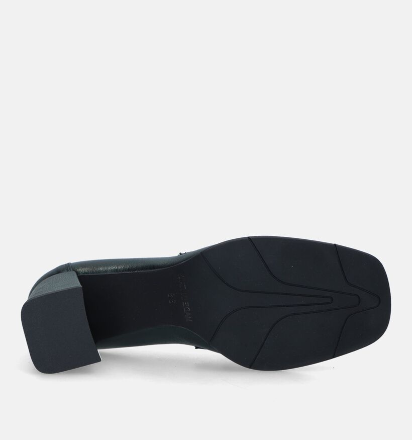 Signatur Mocassins avec talon en Vert pour femmes (333423)