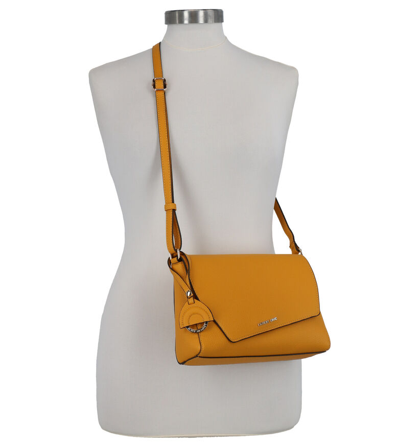 Laurent David Laura Gele Crossbody Tas in kunstleer (272129)