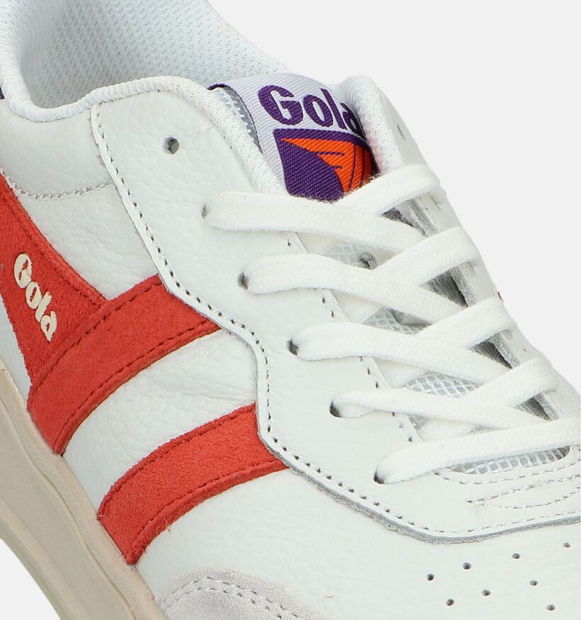 Gola Topspin Baskets en Blanc pour femmes (328600) - pour semelles orthopédiques